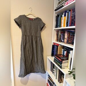 Pyne & Smith No. 17 Full Length Tea Dress in Saville Stripe